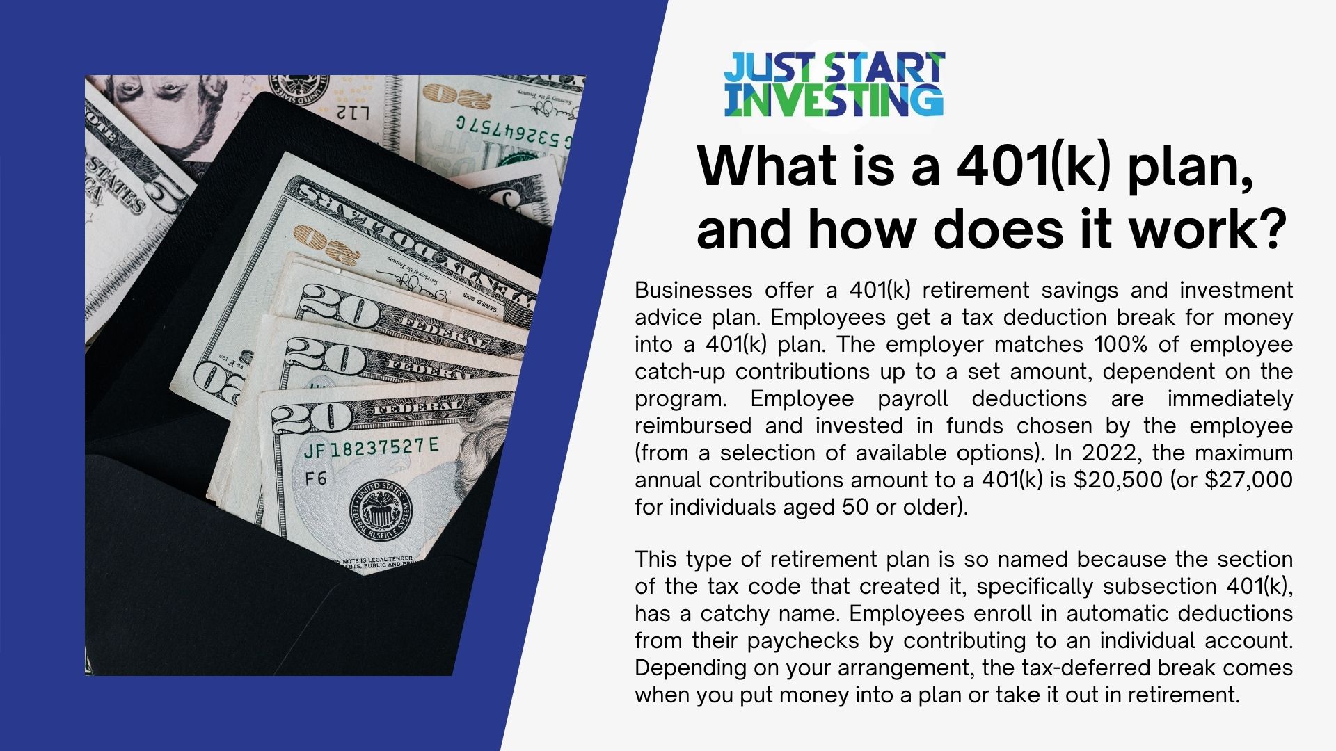 What Is a 401K and How Does It Work? Just Start Investing